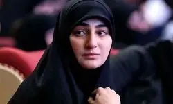 زینب سلیمانی در مراسم محرم شهر دیده شد+ تصاویر