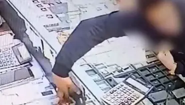 سرقت ماهرانه زن و شوهر از طلافروشی +فیلم