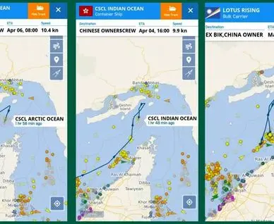 ممنوعیت تردد کشتی از و به مبدا بنادر همپیمانان دشمنان از هر کریدوری