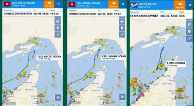 ممنوعیت تردد کشتی از و به مبدا بنادر همپیمانان دشمنان از هر کریدوری