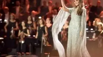 پخش کنسرت خواننده زن لبنانی در باغ فردوس!/ویدیو 