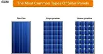 انواع پنل خورشیدی کدامند؟ - تک اینورتر