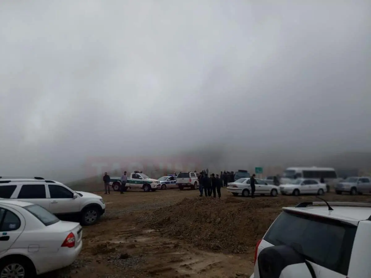 ادامه بارشها در منطقه حادثه بالگرد رئیس جمهور