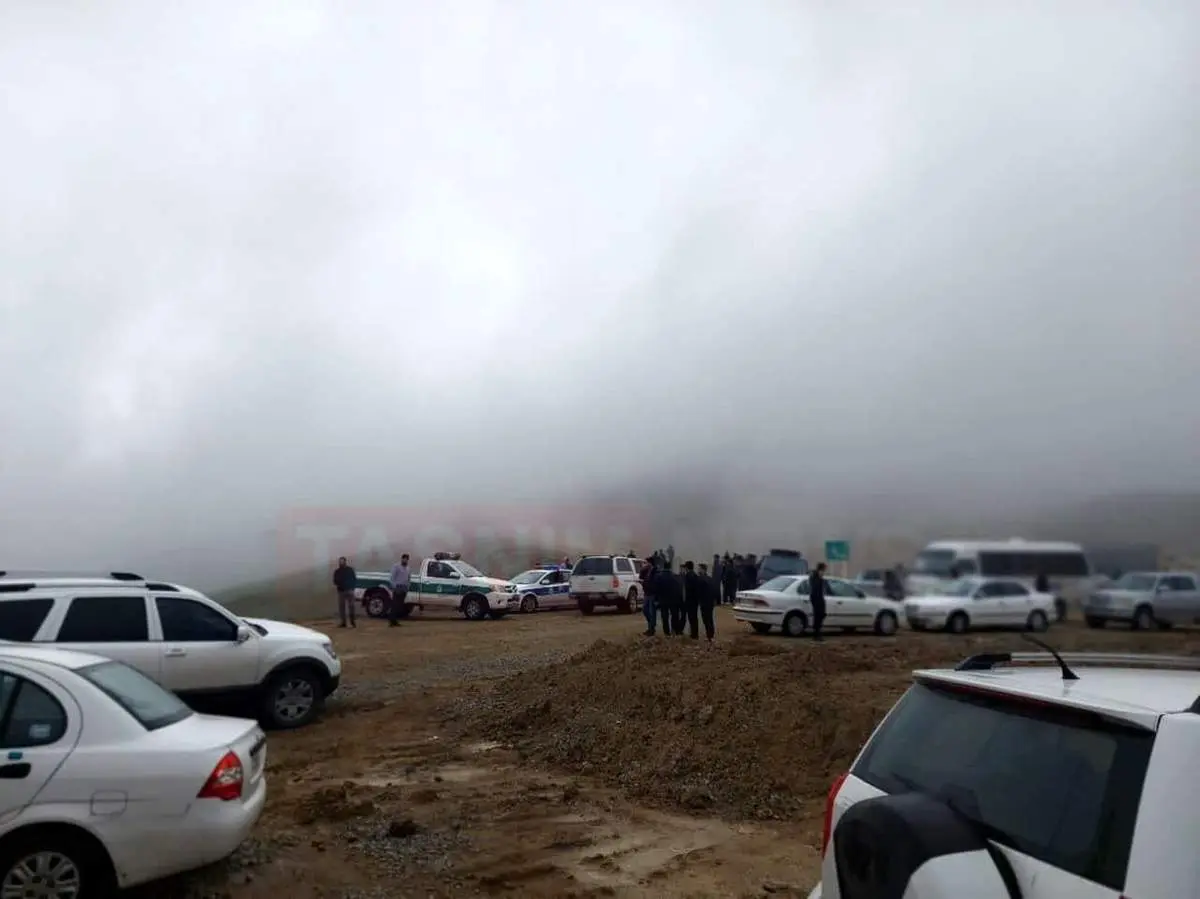 ادامه بارشها در منطقه حادثه بالگرد رئیس جمهور