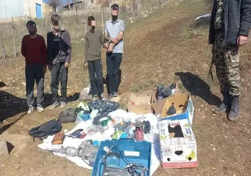 کشف گورستان تاریخی در عملیات راه‌سازی در اردبیل+ عکس