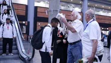 بازگشت تیم ملی دوومیدانی به ایران
