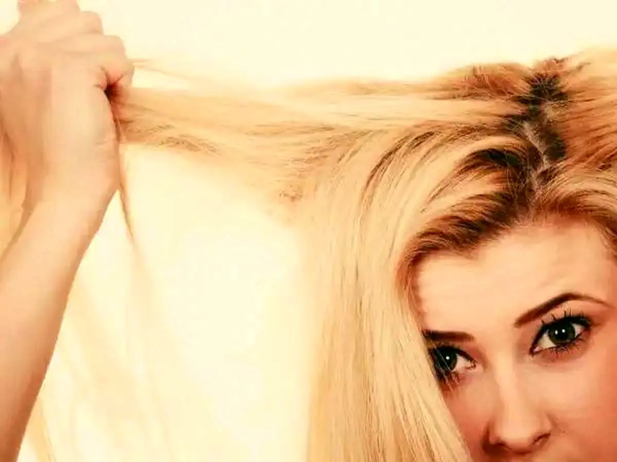 ترمیم موهای سوخته با رنگ و دکلره