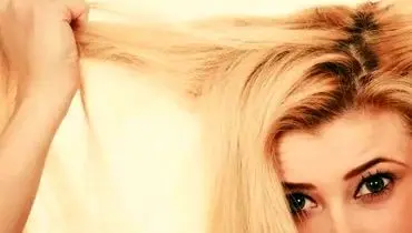 ترمیم موهای سوخته با رنگ و دکلره