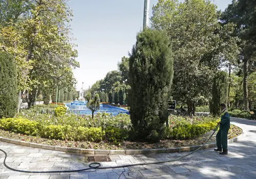 عکس عجیب از رودخانه جاجرود قبل و بعد از کم آبی