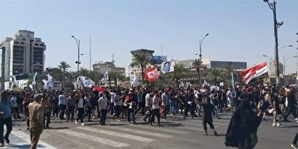 راهپیمایی هزاران مسیحی عراقی در خیابان های بغداد+ فیلم