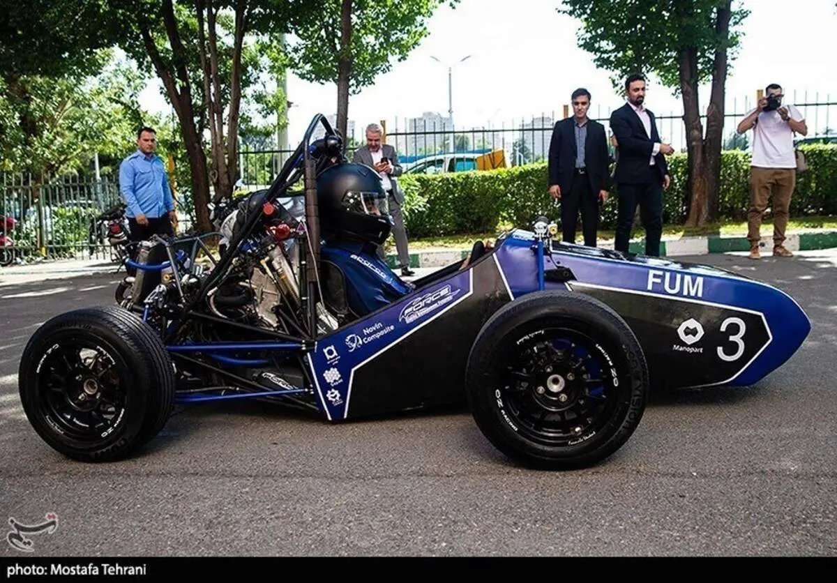 رونمایی از خودروی فرمول یک ایرانی + تصاویر