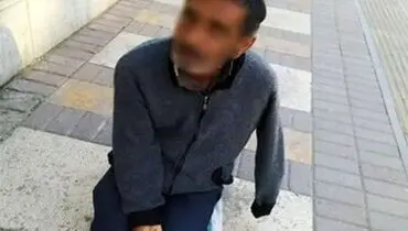 مردی که وانمود می‌کرد یک پا ندارد و گدایی می‌کرد، دستگیر شد+ عکس