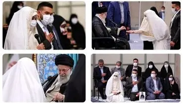 رهبر انقلاب خطبه عقد خواهر شهید مدافع حرم را خواند