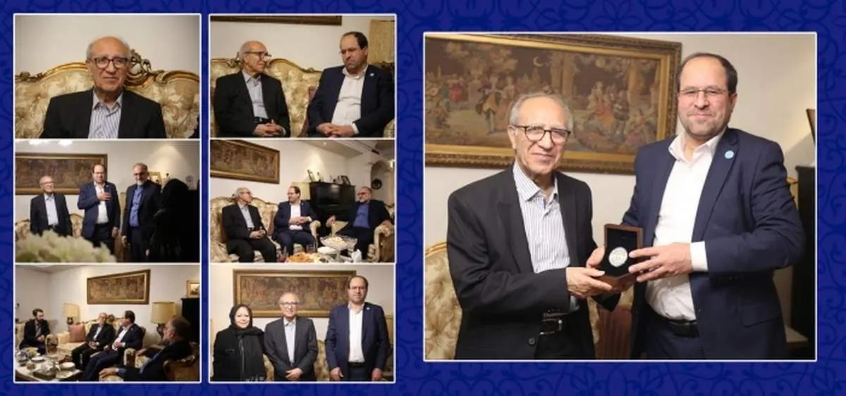رئیس دانشگاه تهران با استاد نجادعلی الماسی استاد پیشکسوت حقوق دیدار کرد
