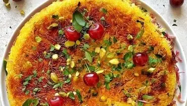 طرز تهیه ته چین آلبالو با گوشت