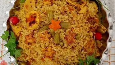 طرز تهیه بامیه پلو