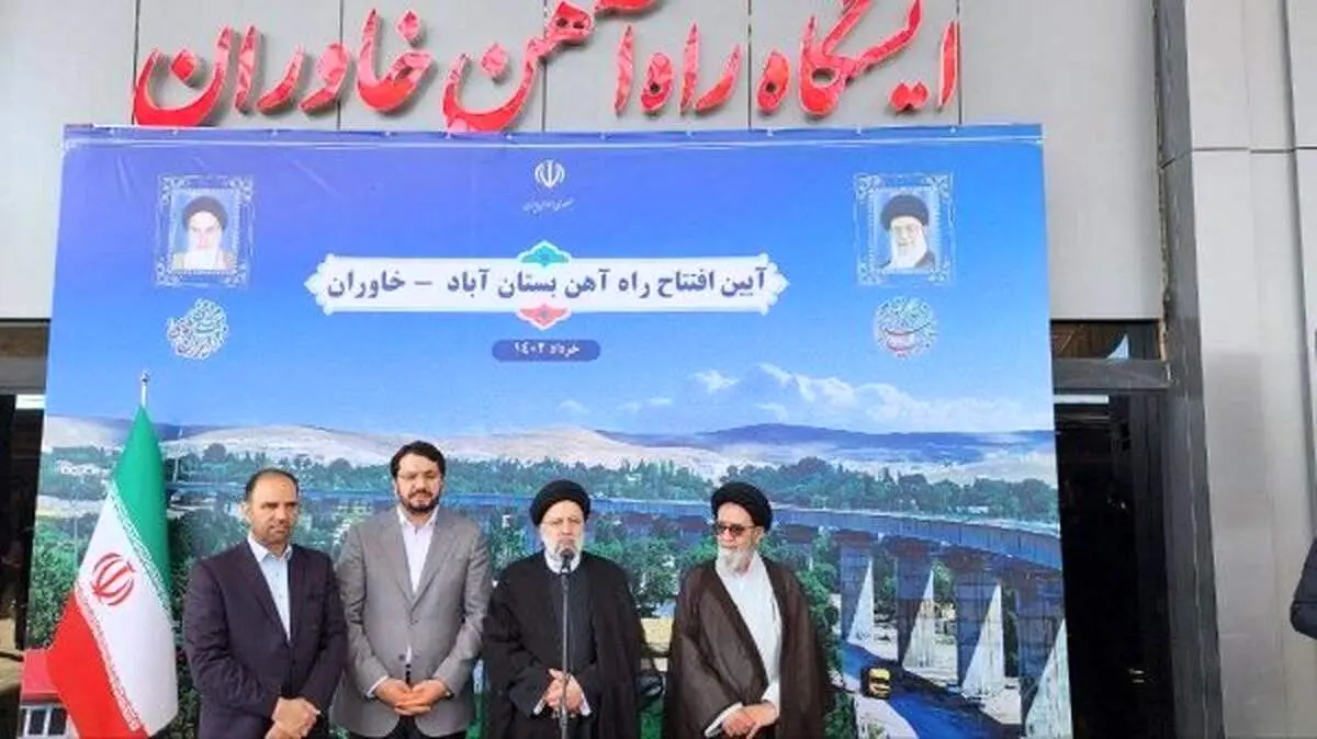 افتتاح مسیر ریلی ۴۴ کیلومتری بستانآباد - خاوران