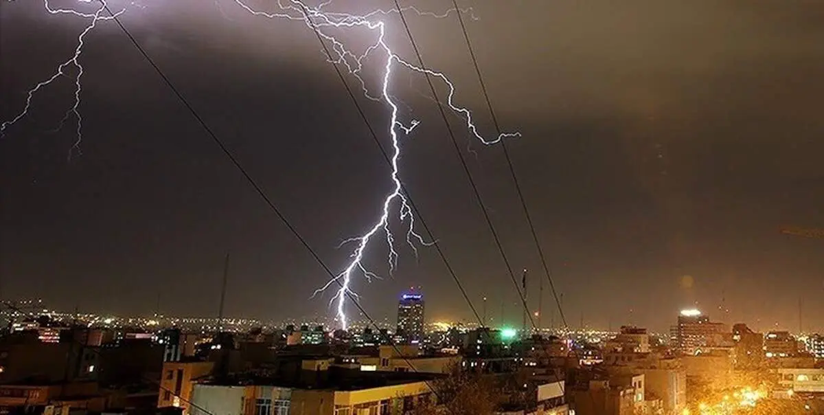 احتمال رگبار و رعد و برق در تهران