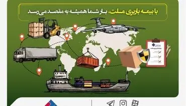 با بیمه باربری ملت، بار شما همیشه به مقصد می‌رسد