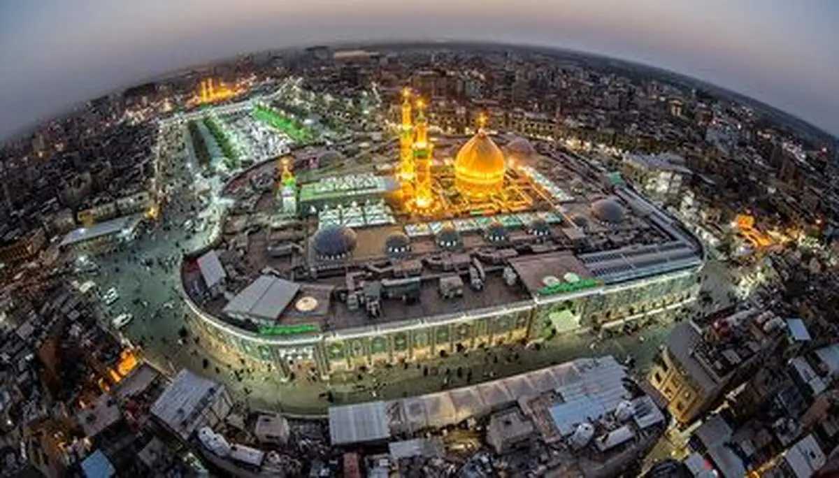 تصاوير هوایی از حضور مردم در کربلای معلی در روز عرفه+ فیلم