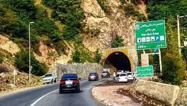 بازگشایی جاده چالوس پس از جاری شدن سیل مهیب