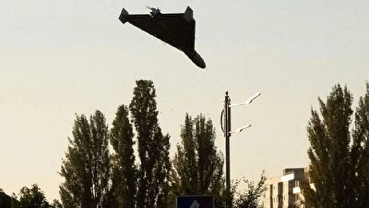 حمله امروز پهپادهای روسیه به یک ساختمان در اوکراین+ فیلم