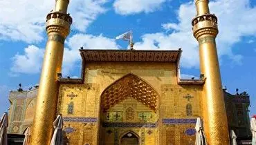گل‌آرایی حرم مطهر امیرالمؤمنین در آستانه عید غدیر +فیلم