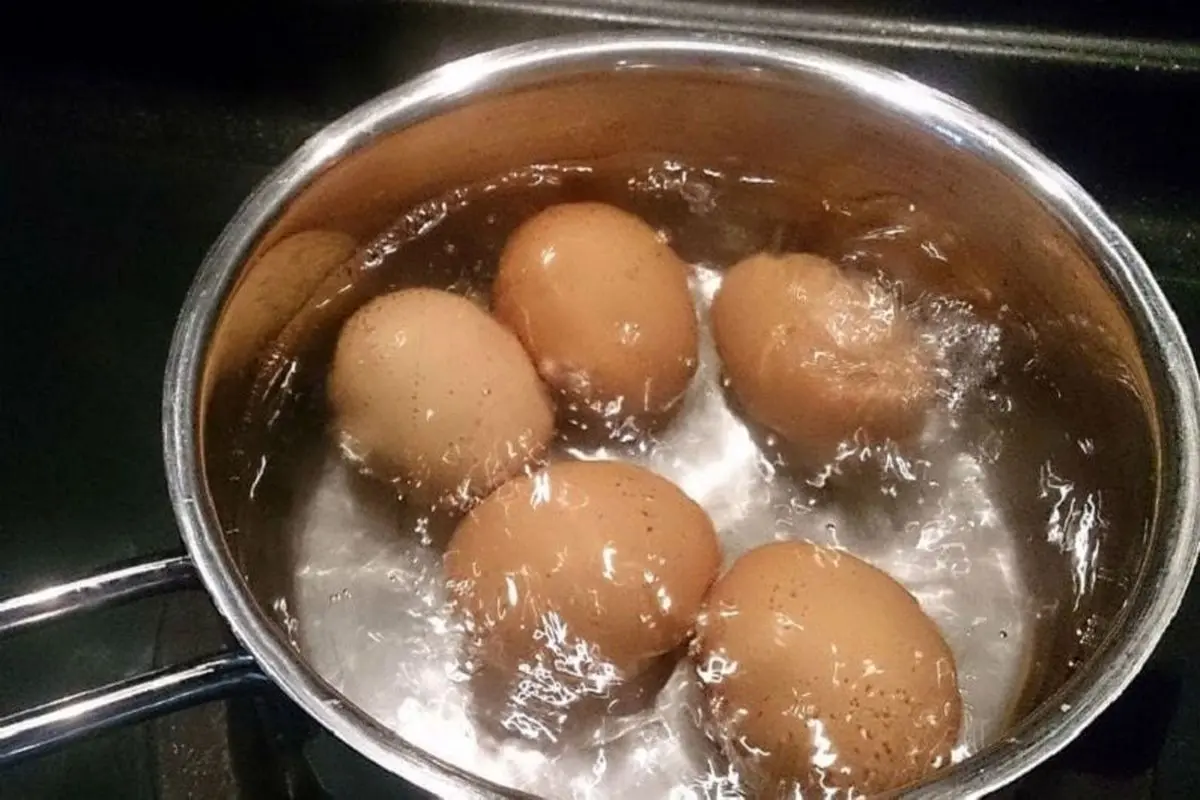 زمان پخت تخم مرغ آب پز