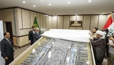 محراب ۸۰۰ساله حرم امیرالمؤمنین(ع) خبر ساز شد+تصاویر