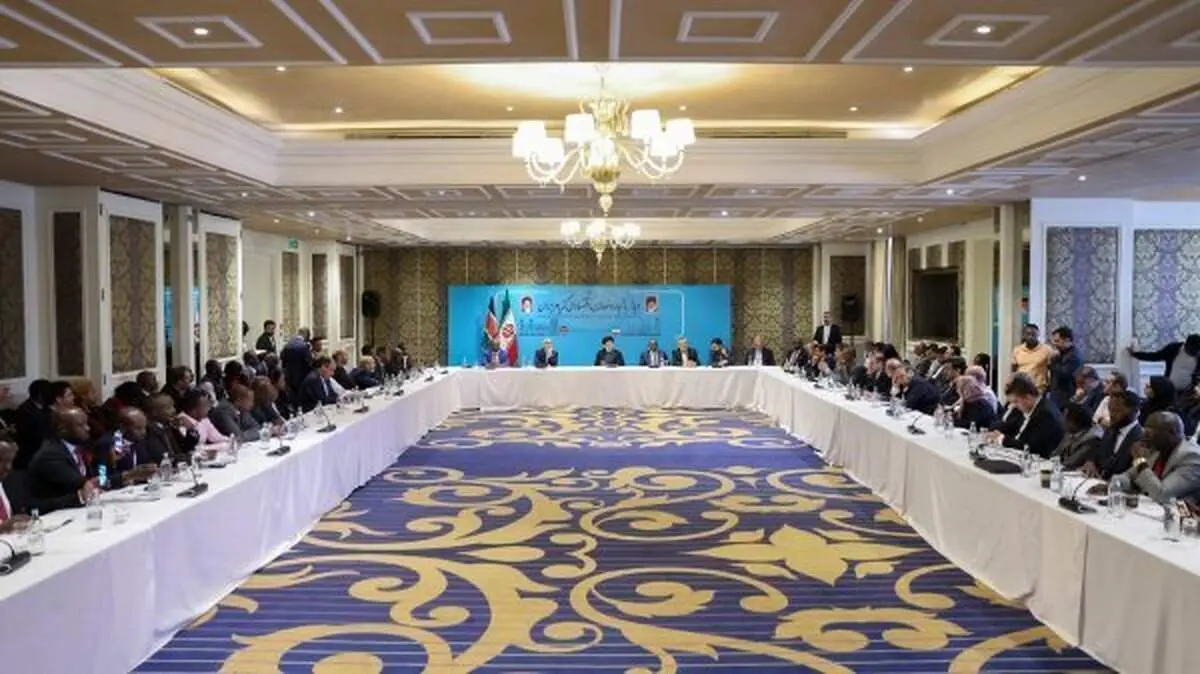 نشست مشترک فعالان اقتصادی ایران و کنیا با حضور رئیسی