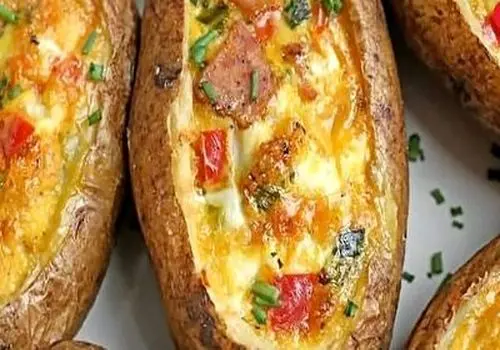 طرز تهیه سیب زمینی شکم پر  خوشمزه و مجلسی
