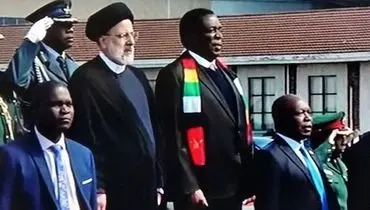 رئیسی وارد زیمبابوه شد