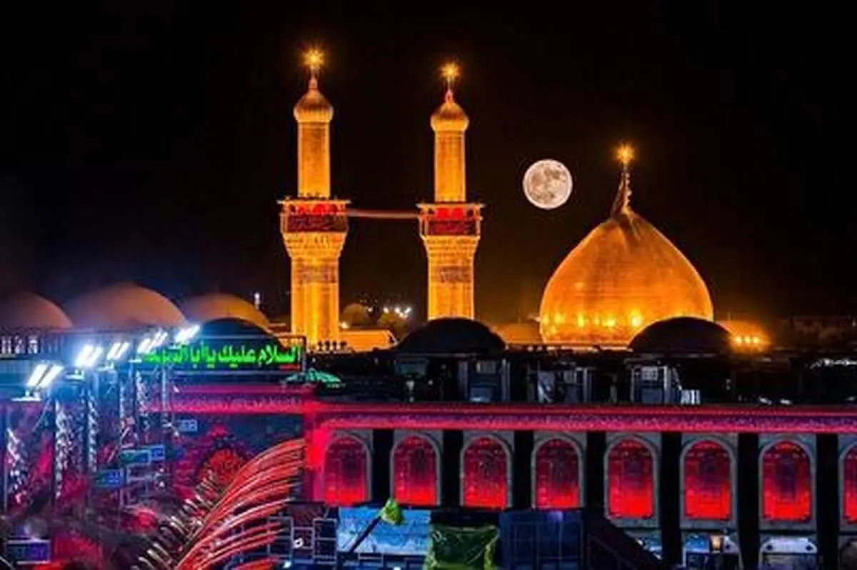 استقبال حرم سیدالشهدا از زائران و عزاداران ماه محرم با فرشهای قرمز+ فیلم