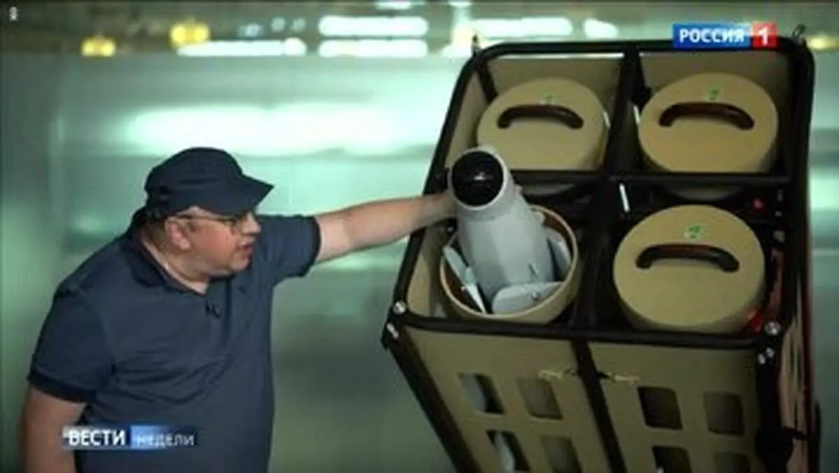 تصاویر باورنکردنی از انبار پهپادهای انتحاری روسیه