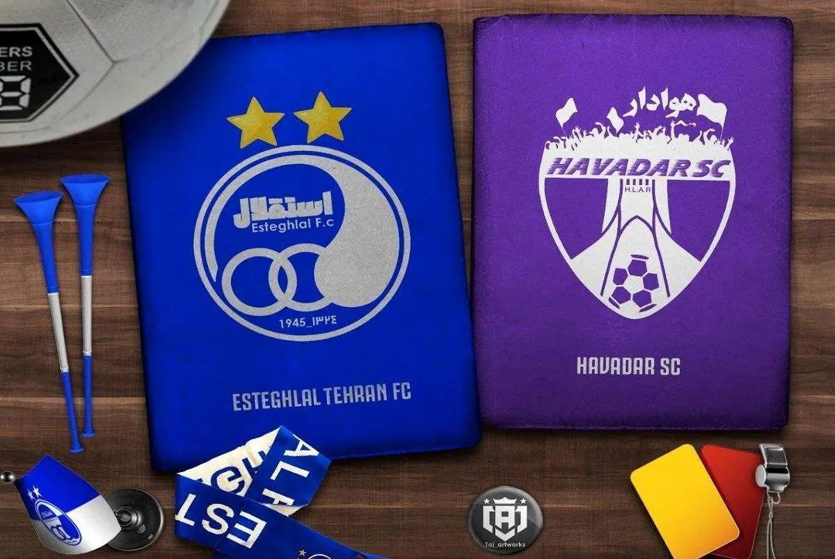 شش گل در بازی استقلال و هوادار+عکس