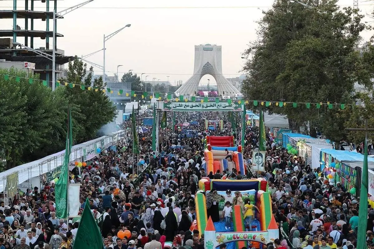 تصاویری از جشن بزرگ غدیر در تهران