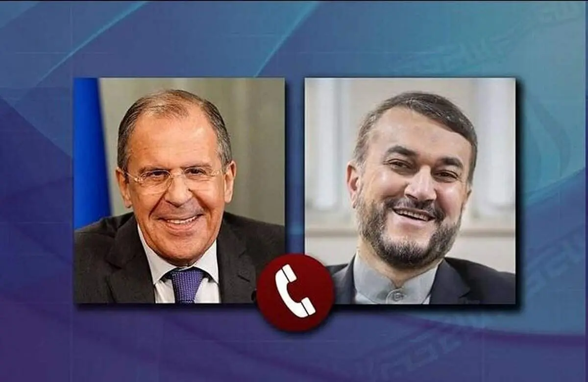 رایزنی تلفنی وزیران امور خارجه ایران و روسیه