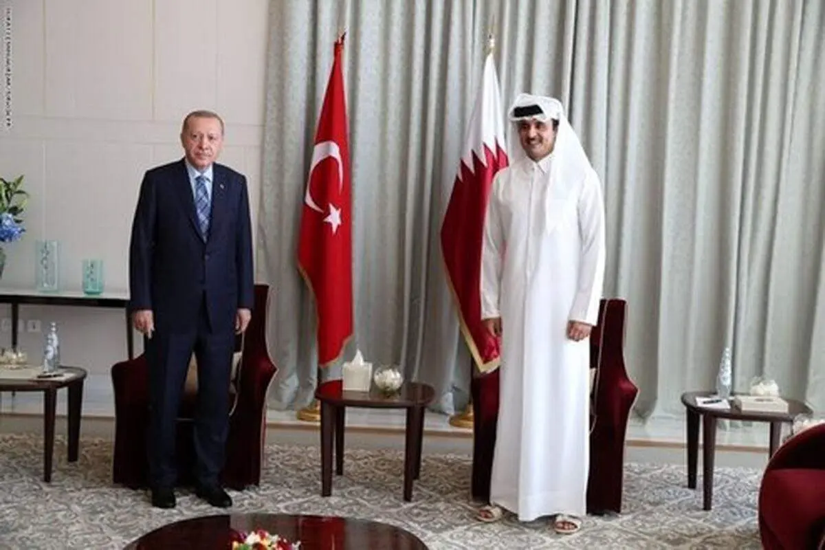 استقبال بی‌سابقه از اردوغان توسط امیر قطر