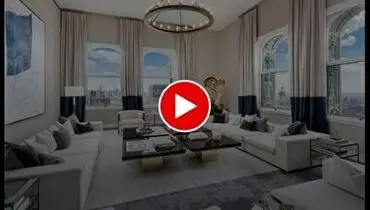 نمای داخلی پنت‌هاوس ۵۶۰ میلیاردی با استخر داخل واحد در فرشته تهران+ فیلم