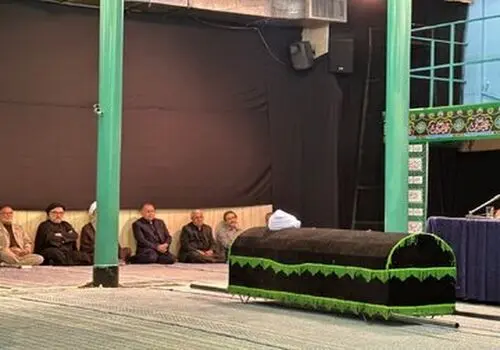 خوش و بش سیدحسن خمینی با رئیس قوه قضائیه+عکس