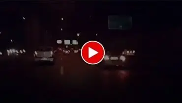 ویدئویی وحشتناک از لایی‌ کشی جنون‌آمیز راننده BMW در اتوبان صدر تهران