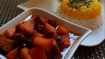 طرز تهیه «خورش سیب»