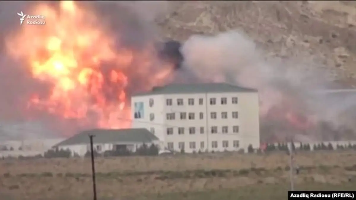 وقوع انفجار ‌در کارخانه مهمات‌سازی در جمهوری‌ آذربایجان