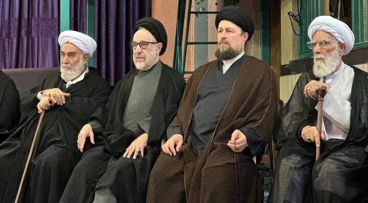 واکنش جنجالی به تصاویر محمدی گلپایگانی، محسنی اژه‌ای و مخبر با سیدمحمدخاتمی