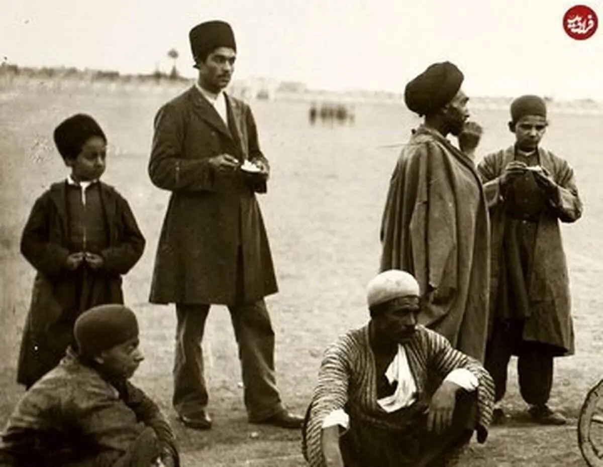 بستنی‌فروشی در دوران ناصرالدین‌شاه+عکس