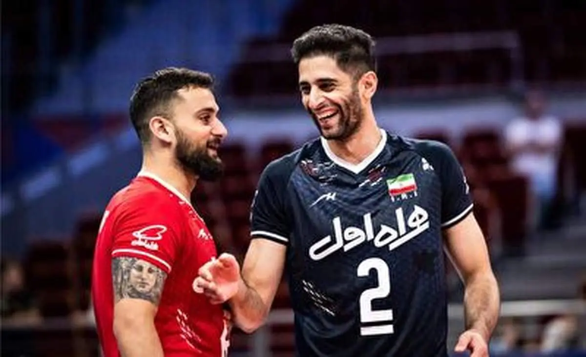 پدری کردن میلاد عبادی پور در اردوی تیم ملی والیبال در ارومیه+ فیلم