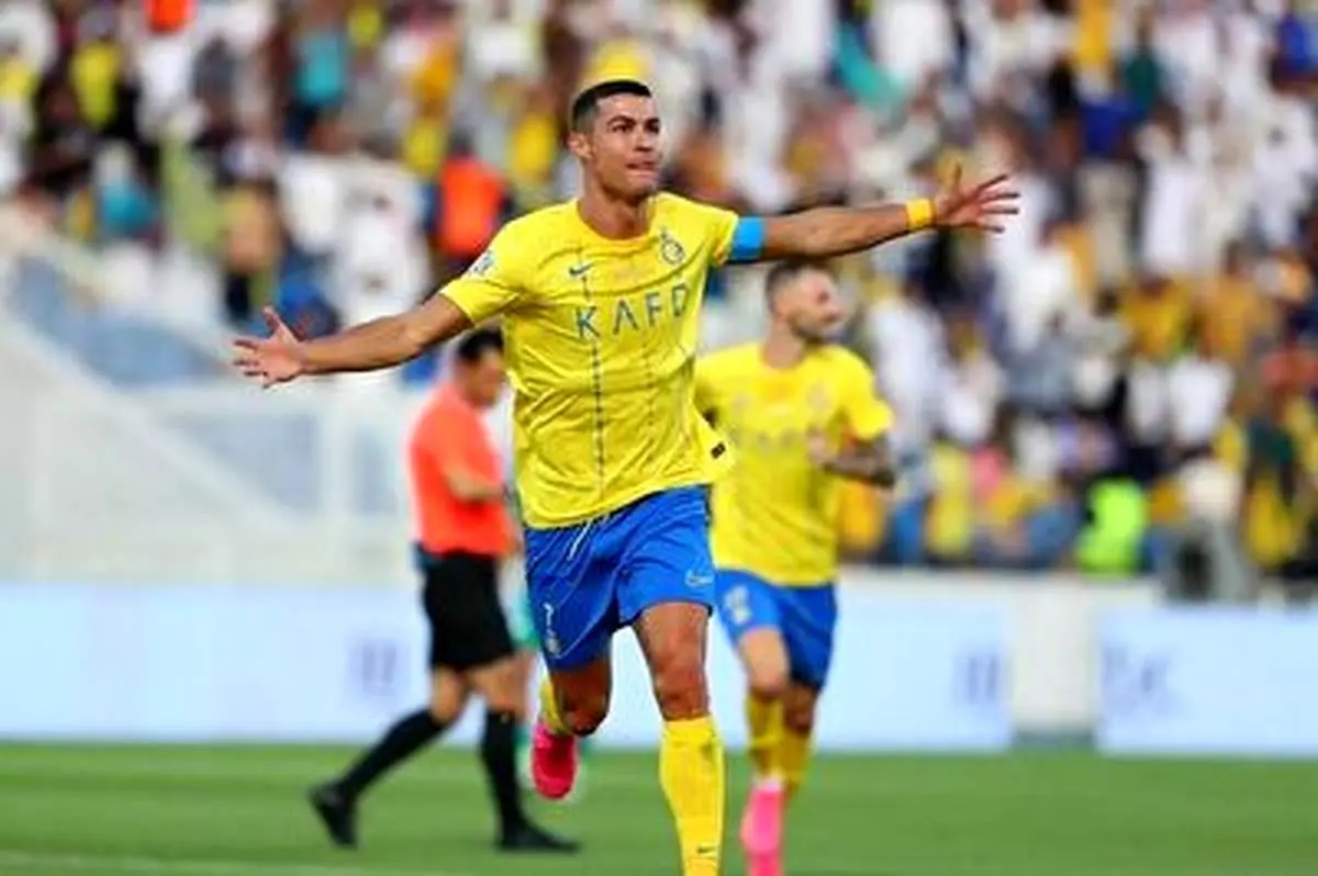 رونالدو گل اول النصر به الشرطه را زد+فیلم