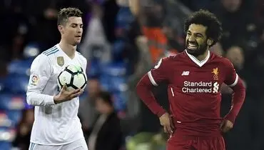 رقابت خبر ساز رونالدو و محمد صلاح+عکس