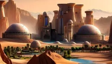 تصاویر باورنکردنی از کویر لوت در هزار سال آینده از نگاه هوش مصنوعی