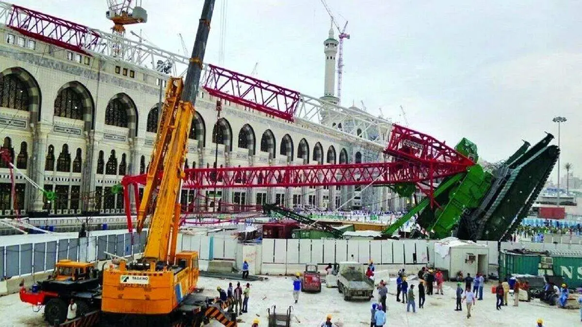 پرونده سقوط جرثقیل در مسجدالحرام مختومه شد